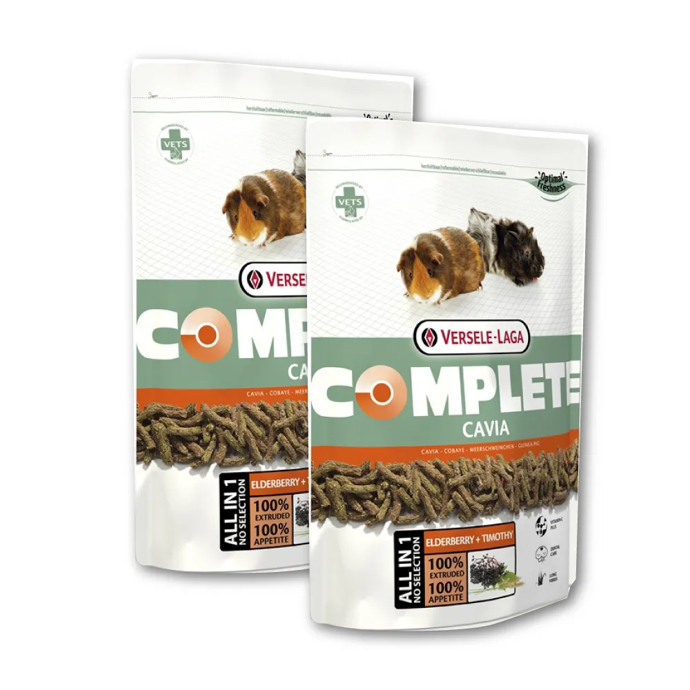 【Versele 凡賽爾】天竺鼠全方位完整飼料 500g/包；兩包組(天竺鼠飼料 豚鼠 荷蘭豬)