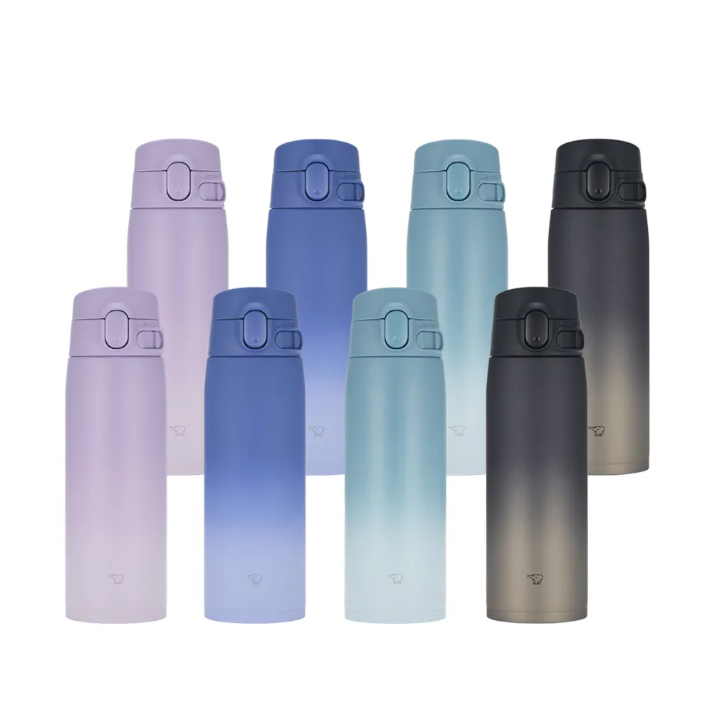 【ZOJIRUSHI 象印】買1送1 彈蓋漸層不銹鋼真空保溫保冷杯-600ml(SM-VH60+SM-VH60 保溫瓶/保冰/環保杯)