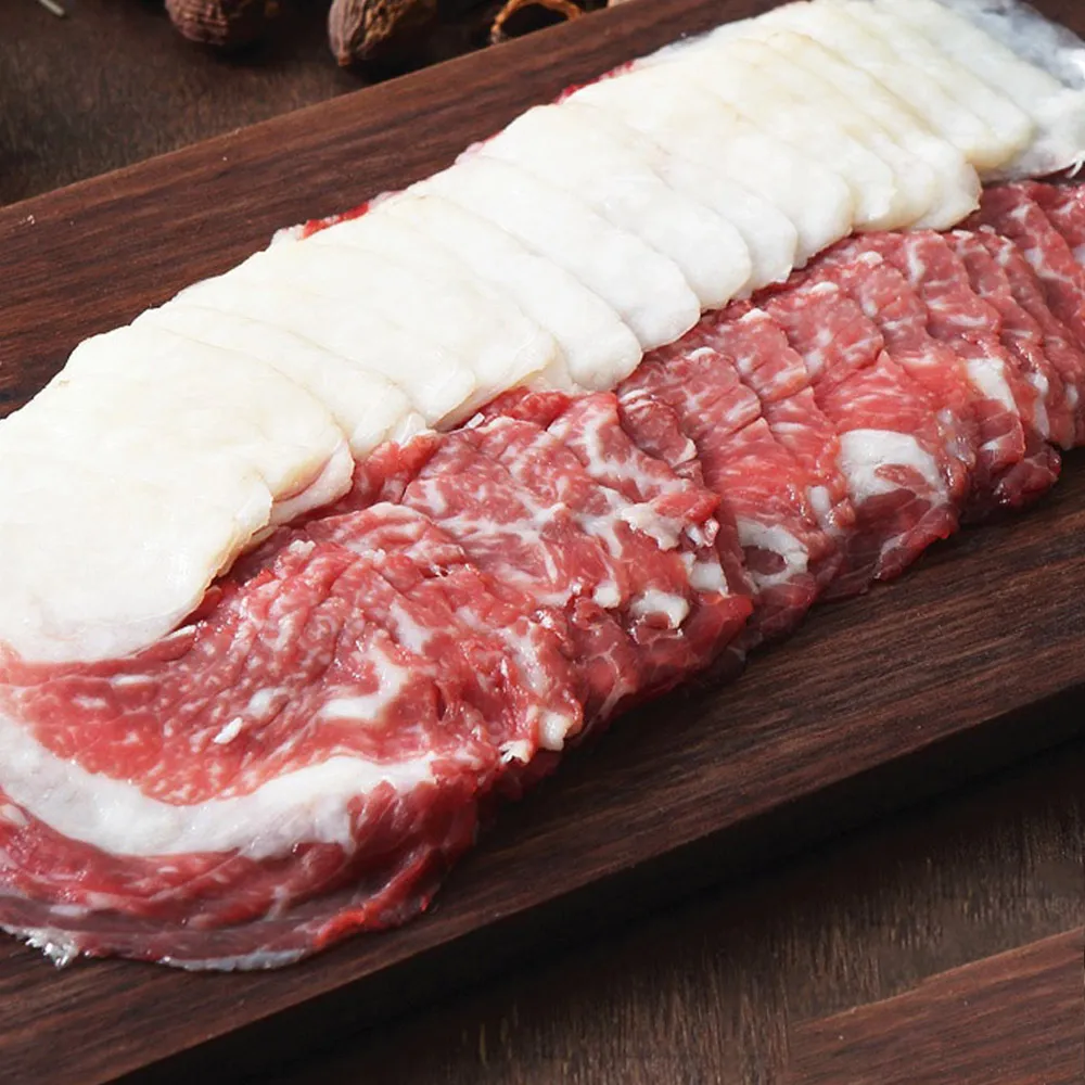 【國際牛肉店】脆牛火鍋肉片300g(清真台灣溫體溯源手切牛肉)