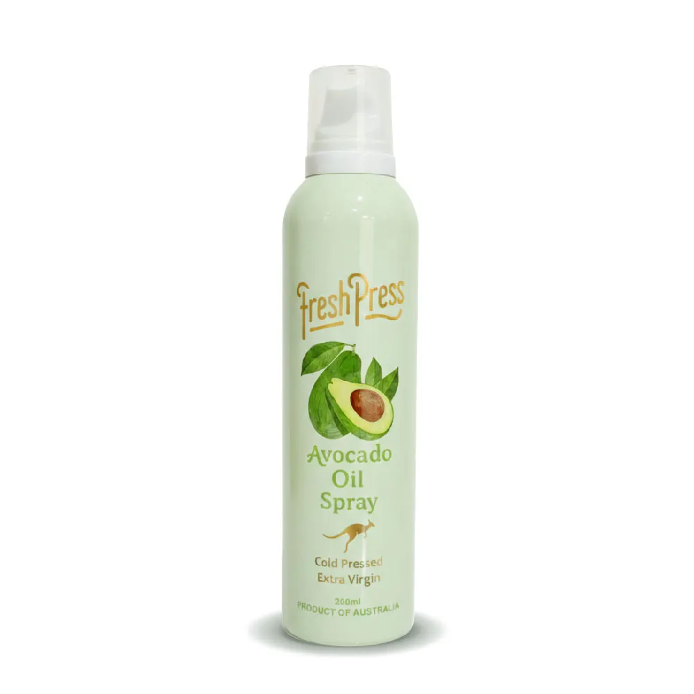 【壽滿趣】FreshPress澳洲頂級冷壓初榨酪梨油噴霧/噴油瓶200ml(可生飲/低溫冷壓)