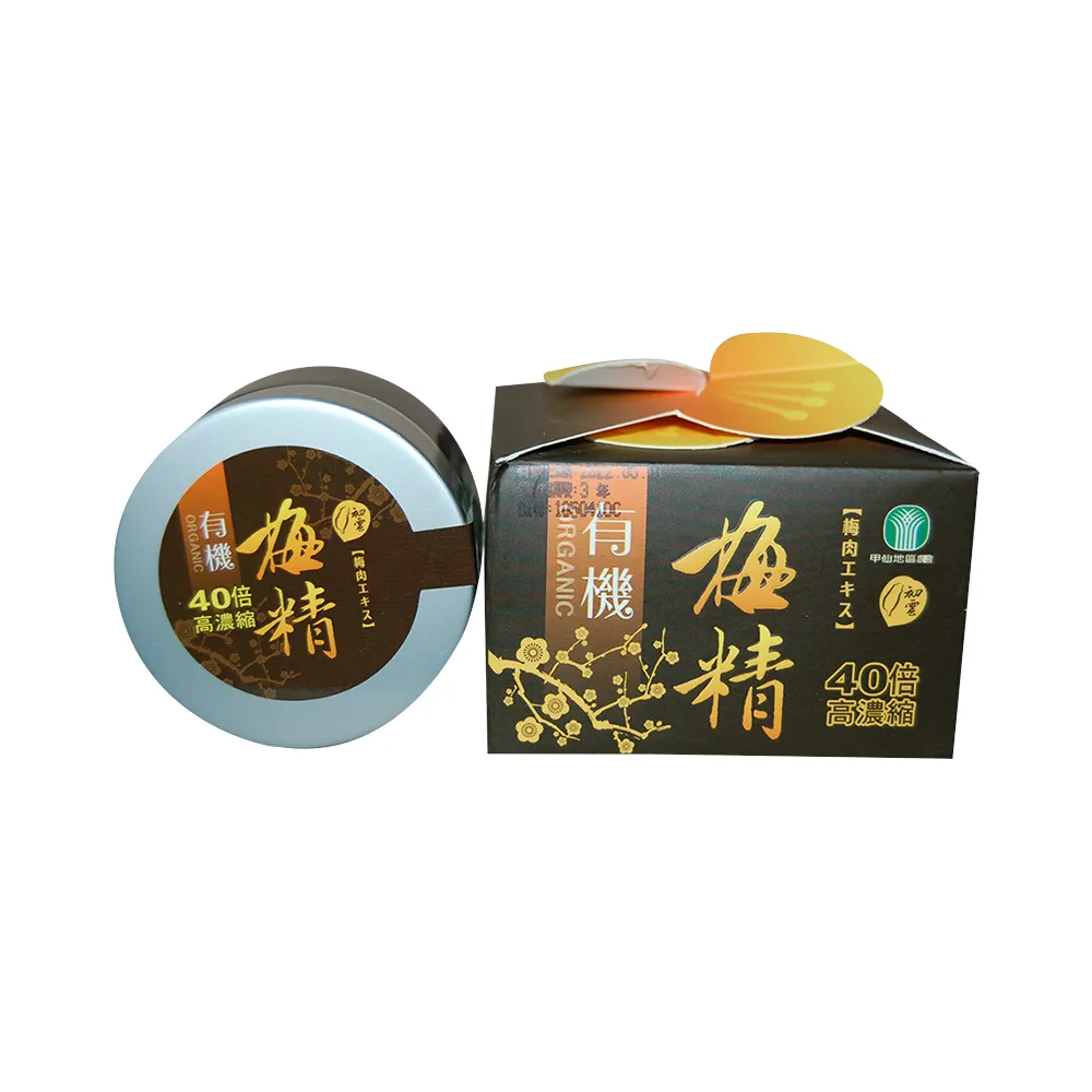 【甲仙農會】初雲有機梅精-60g-瓶(兩瓶組)