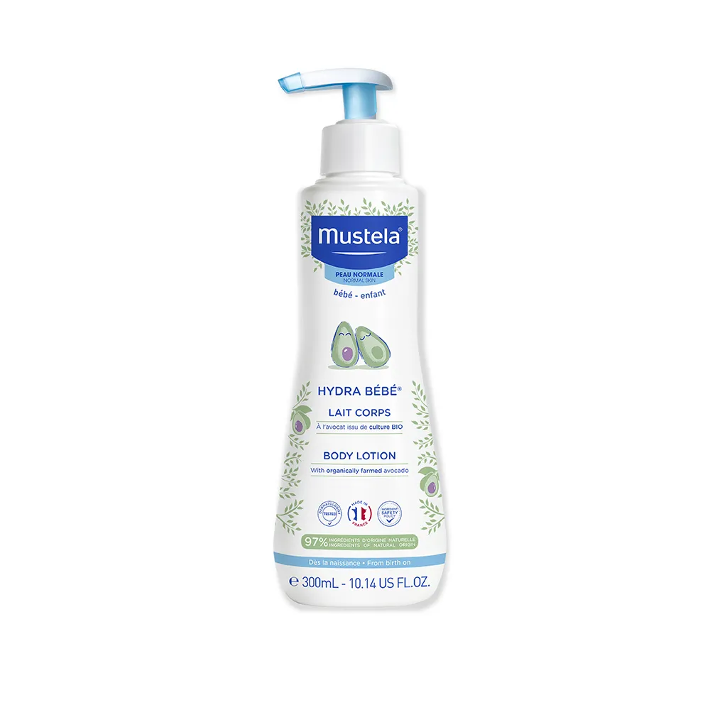 【Mustela 慕之恬廊】慕之幼 爽身潤膚乳 300ml(寶寶/嬰兒/新生兒/幼兒/兒童 身體乳液 Mustela)