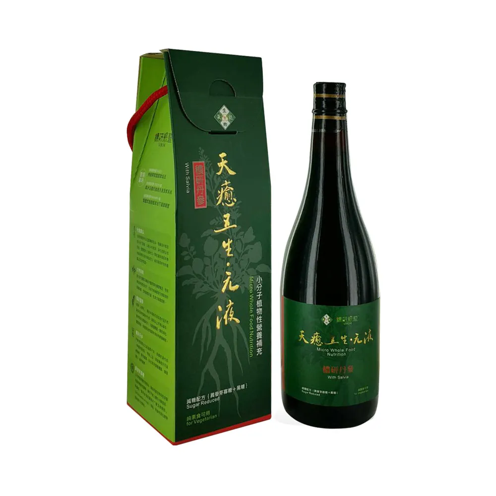 【穠研薪藝】天癒五生．元液  穠研靈芝750ml/瓶(黑糖+異麥芽寡糖配方)