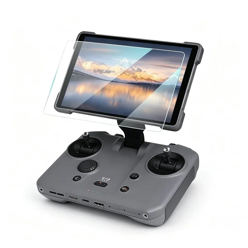【YANG YI 揚邑】DJI RC Pro 2大疆空拍機遙控器鋼化玻璃膜9H防爆抗刮防眩螢幕保護貼