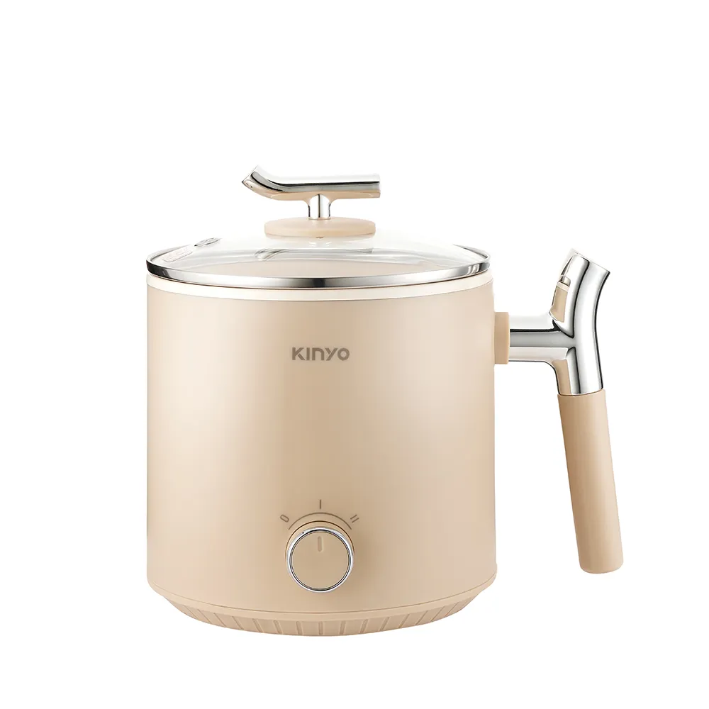 【KINYO】1.8L多功能陶瓷美食鍋 料理鍋 快煮鍋(不沾塗層)