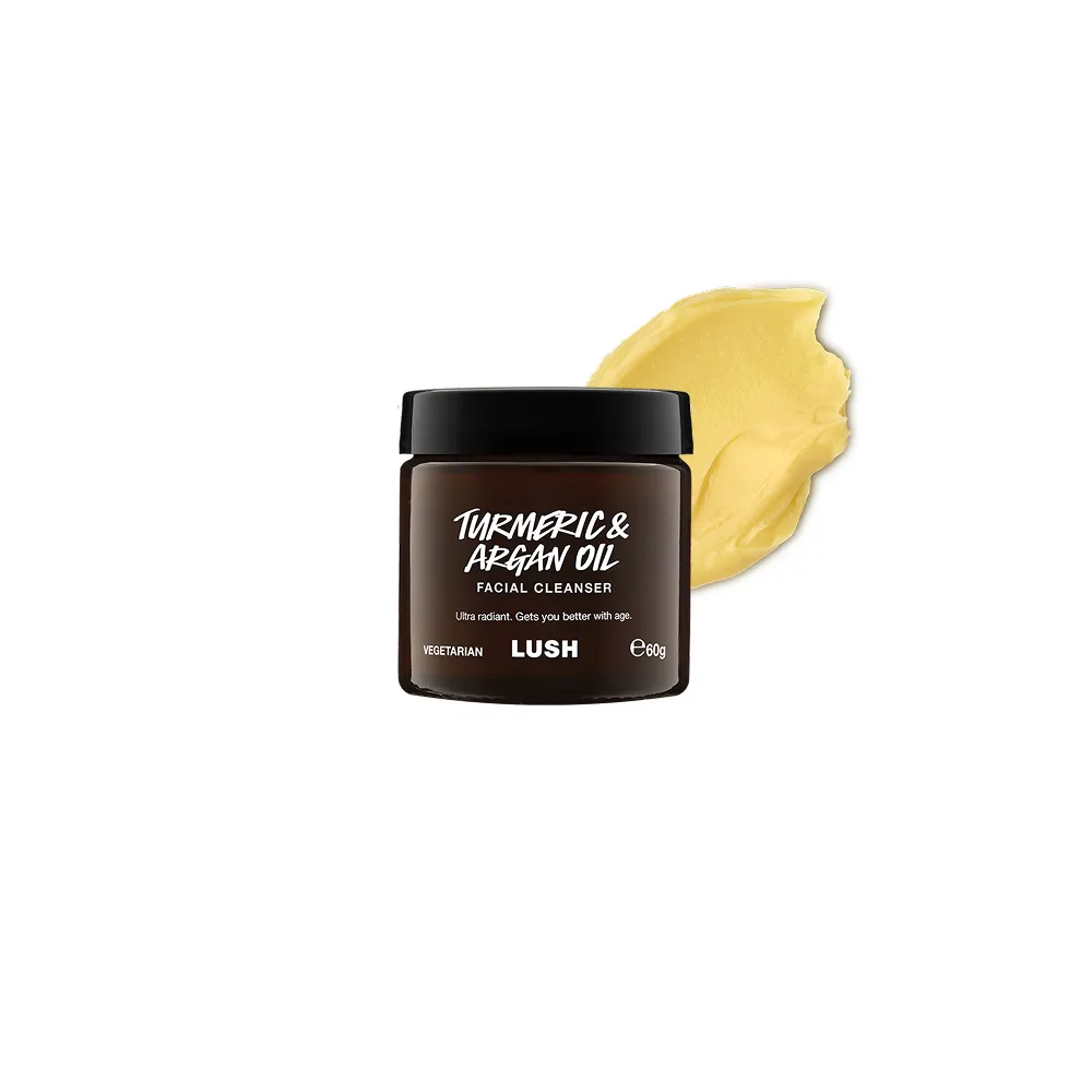 【LUSH 嵐舒】薑黃煥采潔面霜 60g(蜂蜜/蜂蠟/香柏木/檀香/潔面/卸妝)