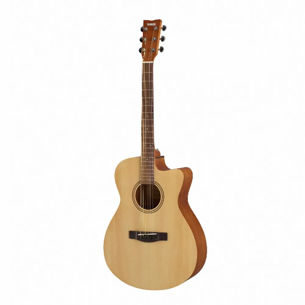 【Yamaha 山葉音樂】FS400C 缺角款 民謠木吉他 原木色/黑色(原廠公司貨 商品保固有保障)