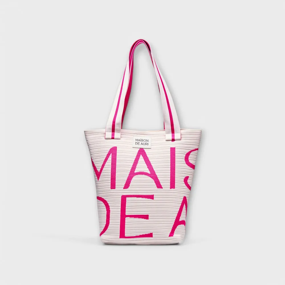 【MAISON DE AURI】雙11 SAC POP | SAC POP Pink 法潮粉 SAC法式包 / 厚針織