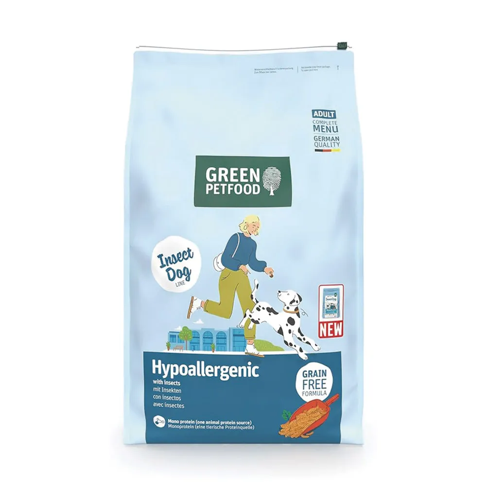 【Green Petfood 綠自然】即期良品 昆蟲蛋白 無穀低敏成犬飼料 10KG(皮膚毛髮健康 效期20270226)