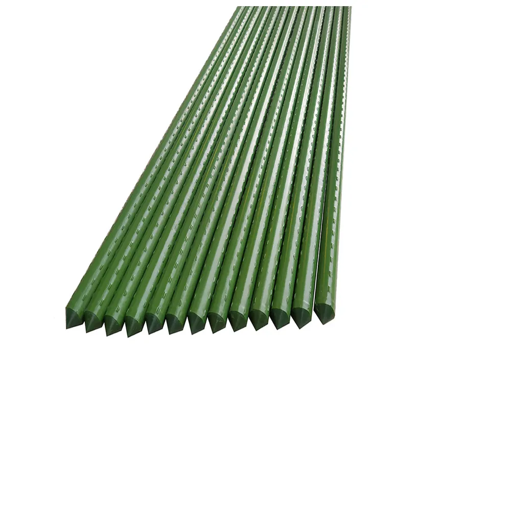 【poko】包塑 鐵管 爬藤桿11mm 150公分 16入組附鐵絲扣 菜架 菜棚 鐵竿 園藝植物桿 藤蔓攀藤架