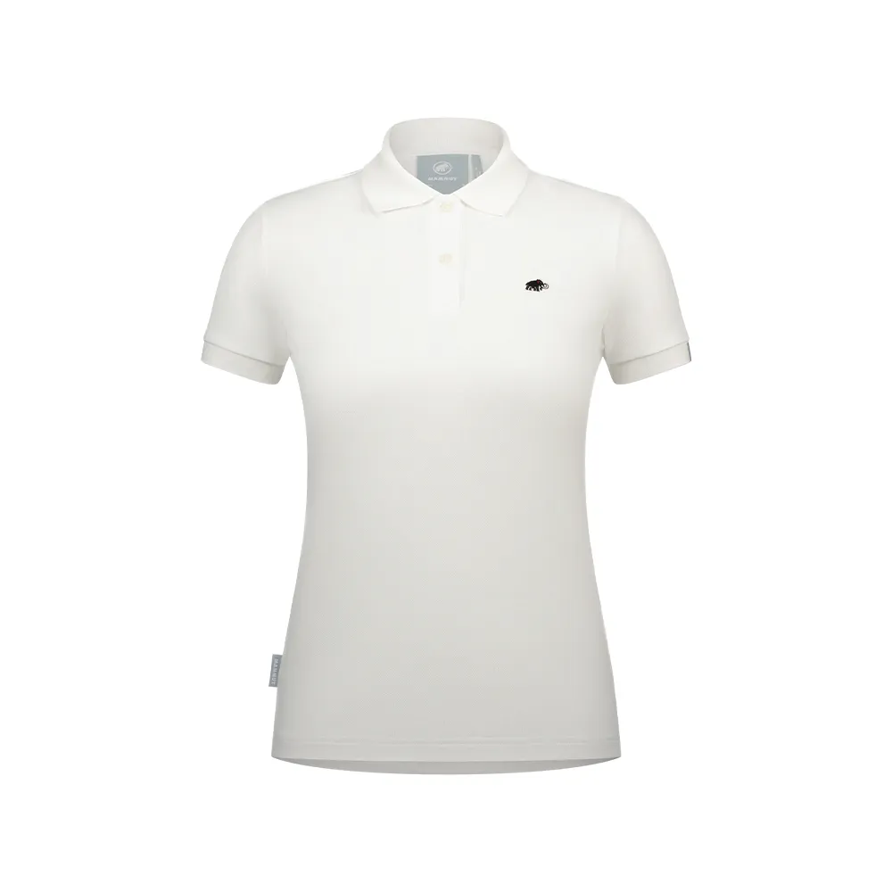 【Mammut 長毛象官方直營】Matrix Polo Shirt AF W 日系輕量快乾Polo衫 白PRT1 女款 #1017-00412