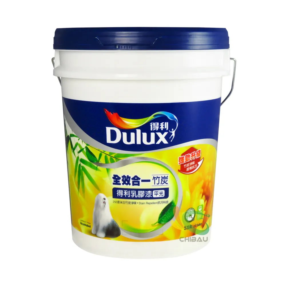 【得利】全效合一竹炭乳膠漆 A-986（5加侖裝）(內牆漆)