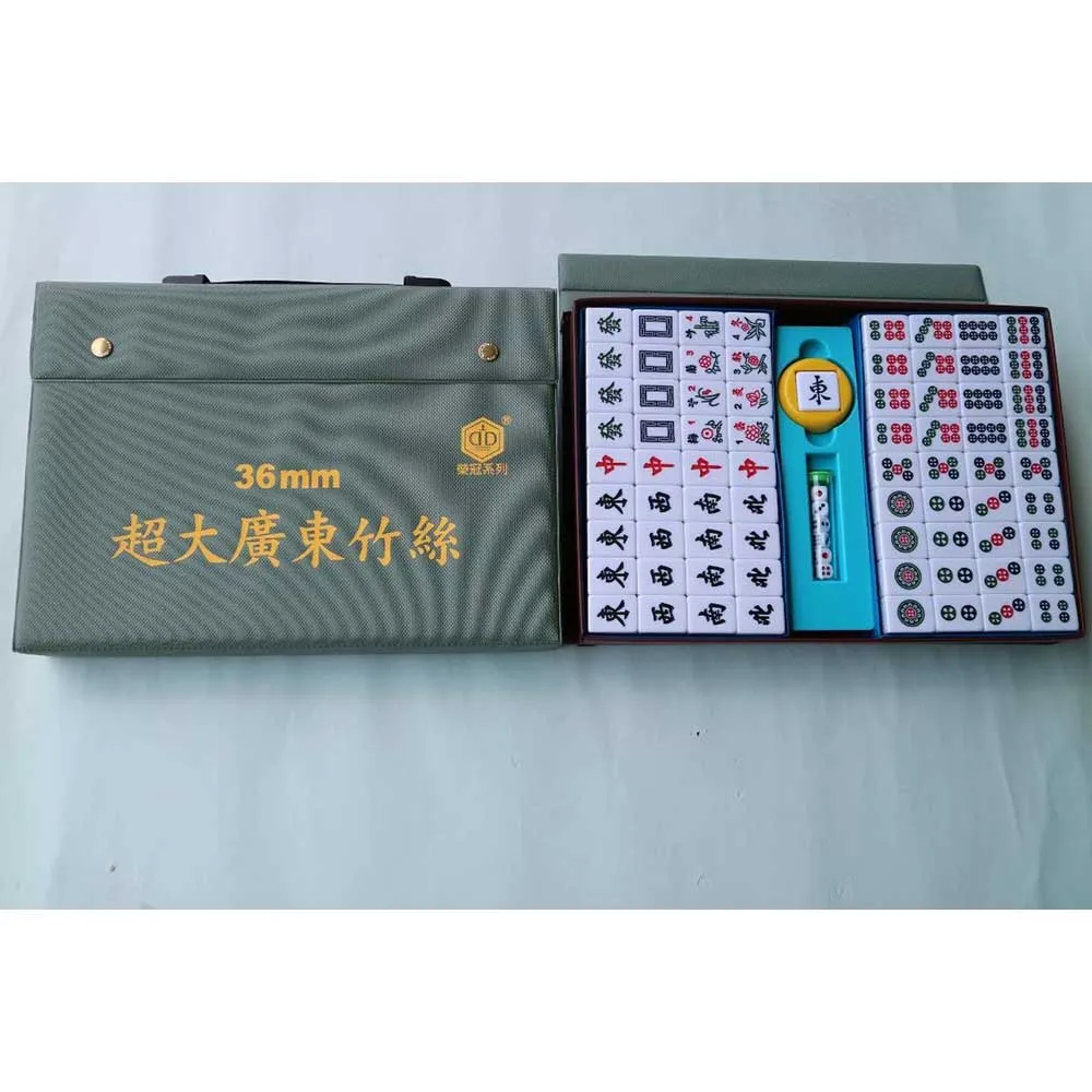 【榮冠】超大廣東竹絲 麻將  36mm /付