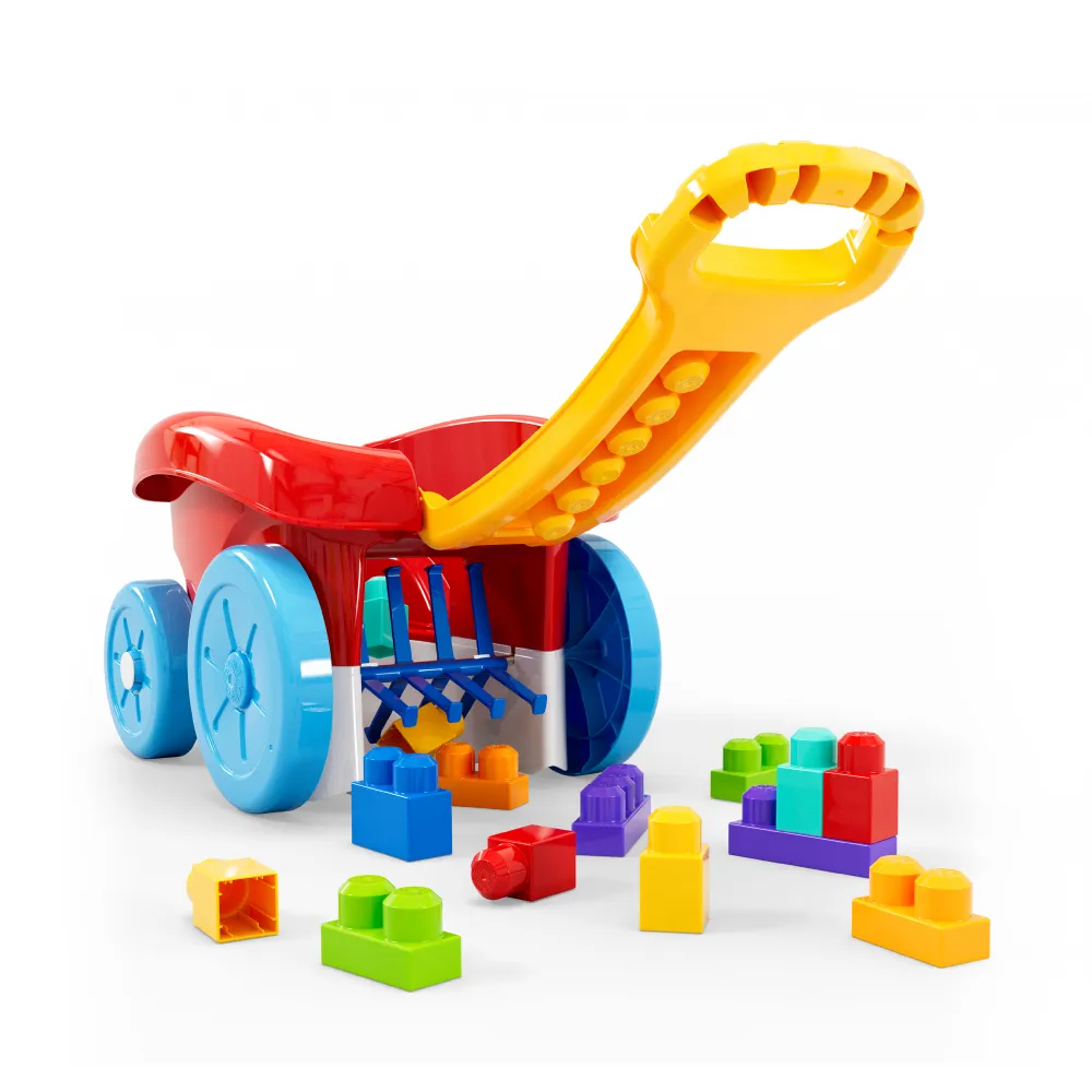 【Mega Bloks 美高積木】美高積木收集車(寶寶安撫/嬰兒玩具/彌月禮/新生兒)