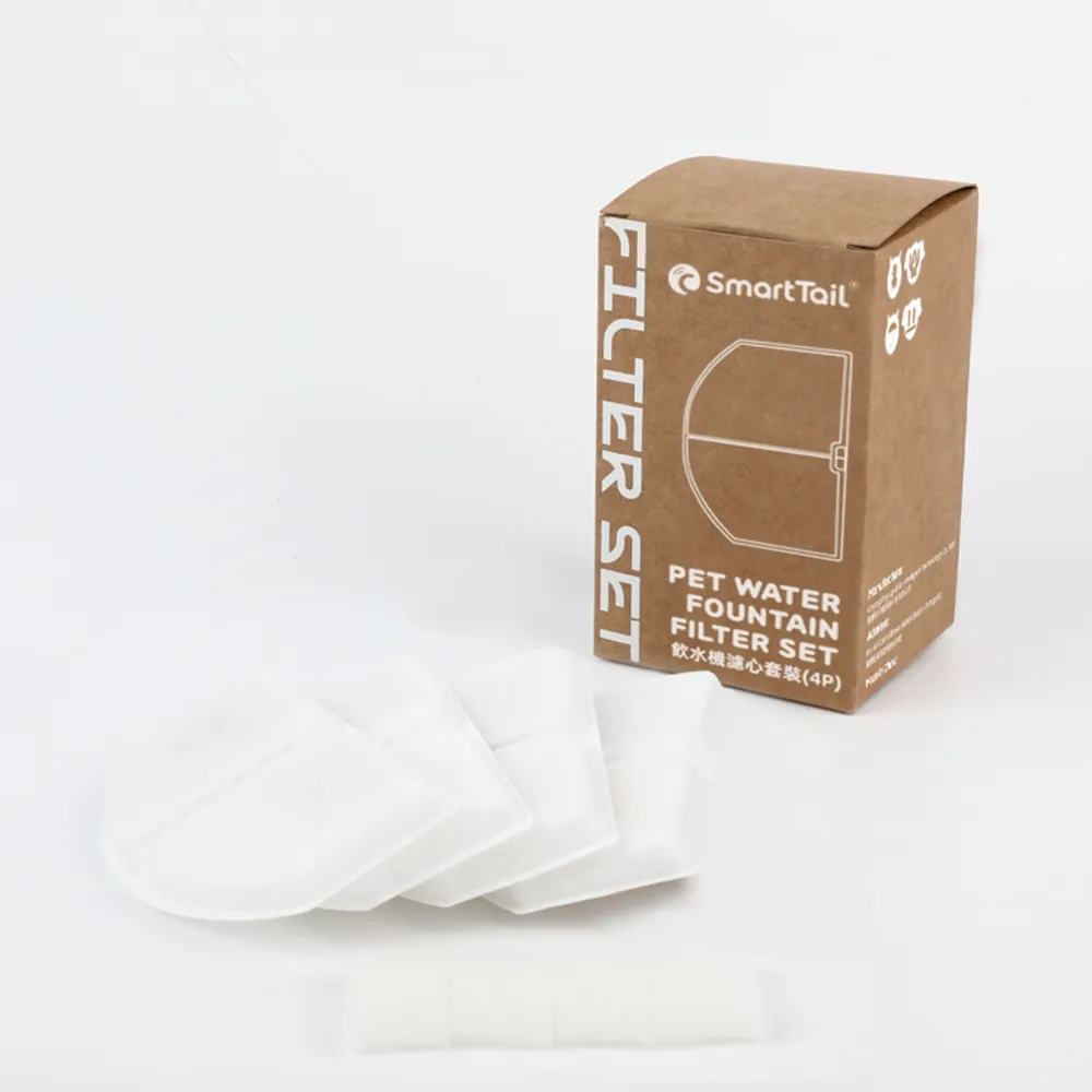 【SmartTail】S系列G系列專用濾心-4入裝 x2盒組(寵物飲水機濾心 SmartTail專用濾心)
