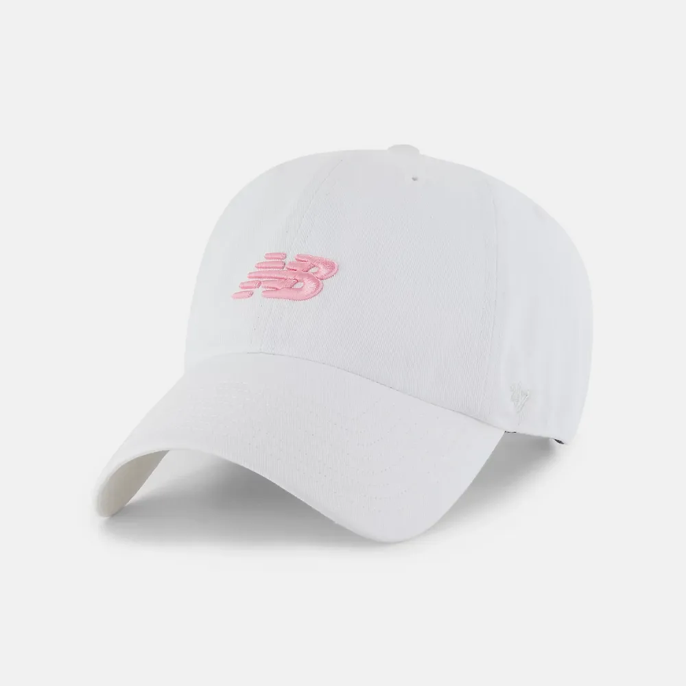 【NEW BALANCE】NB Hat 休閒帽 老帽 鴨舌帽 棒球帽 男 女 米白色 (LAH00151AA6-F)
