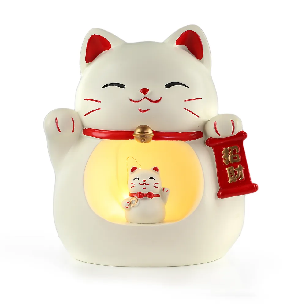 【開運方程式】招財貓燈大小通吃小夜燈(生意興隆/年年好運/入厝禮)