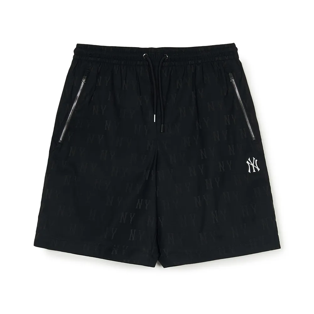 【MLB】休閒短褲 Monogram系列 紐約洋基隊(3ASMM0153-50BKS)