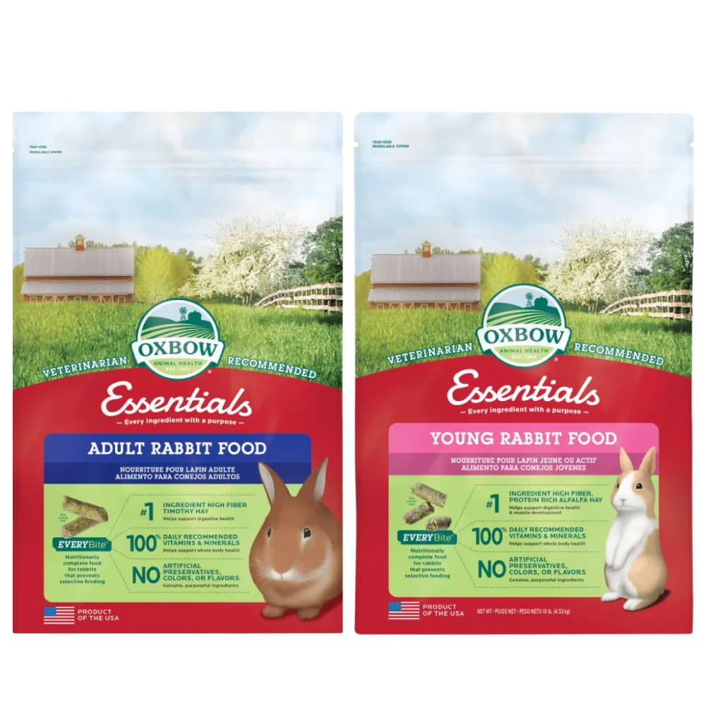 【OXBOW】兔子飼料 10LB/包(兔飼料 幼兔 成兔)