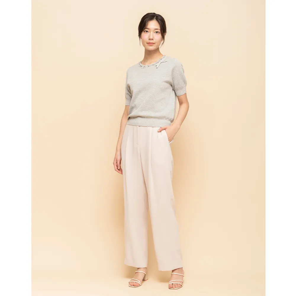 【perng yuh 芃諭名品】都會柔調 前褶 西裝褲(2025 SS Collection|4A春夏新品上市)