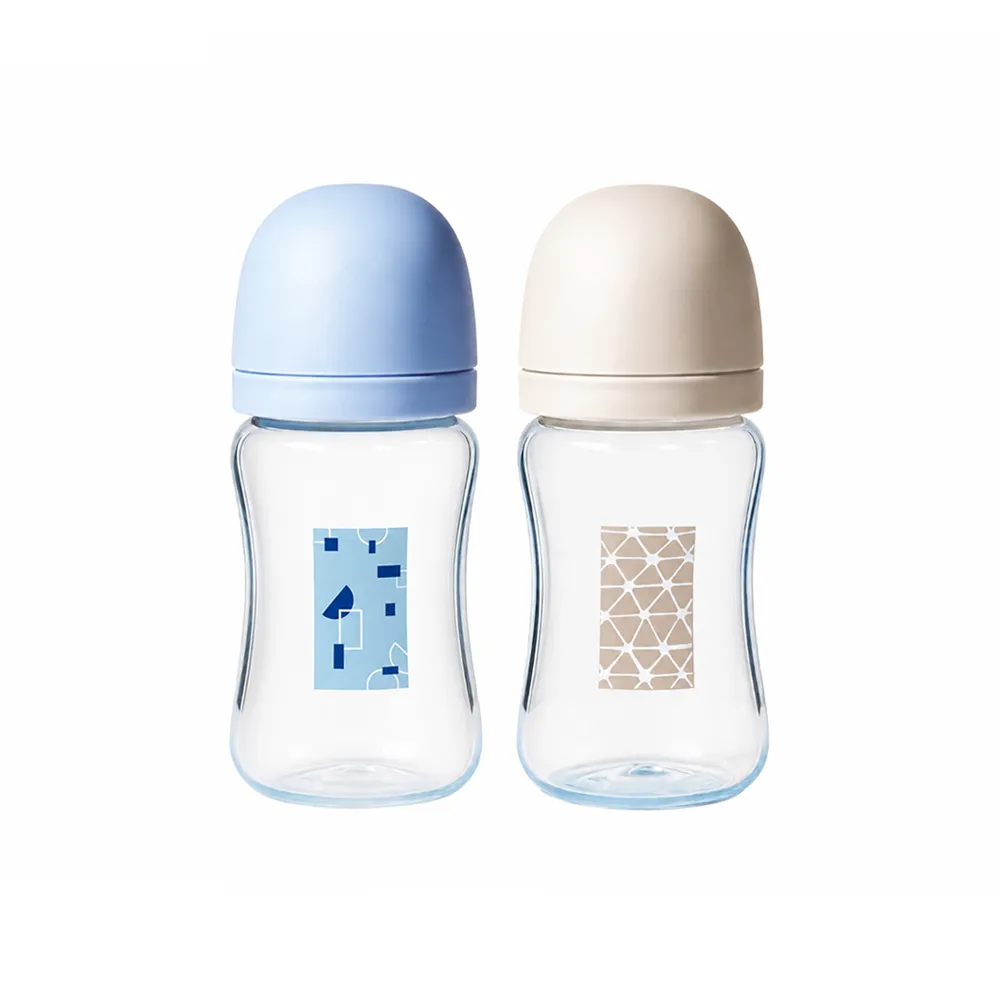 【KU.KU. 酷咕鴨】KUKU PLUS印記寬口PP奶瓶240ml-2入組(多款任選)