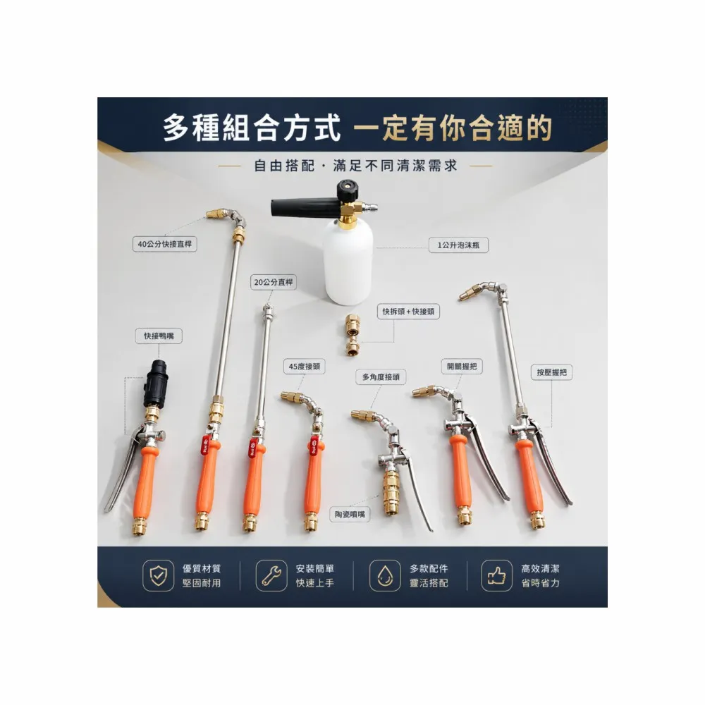 18號販售如圖洗冷氣專用握把霧化噴嘴(按壓握把 開關握把 冷氣握把 握把 陶瓷噴嘴 噴嘴)