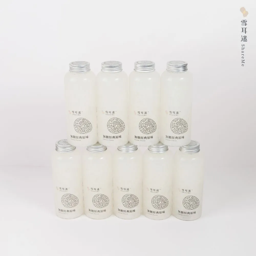 【雪耳迷】濃醇白木耳飲9入-無糖原味組(420g/入)
