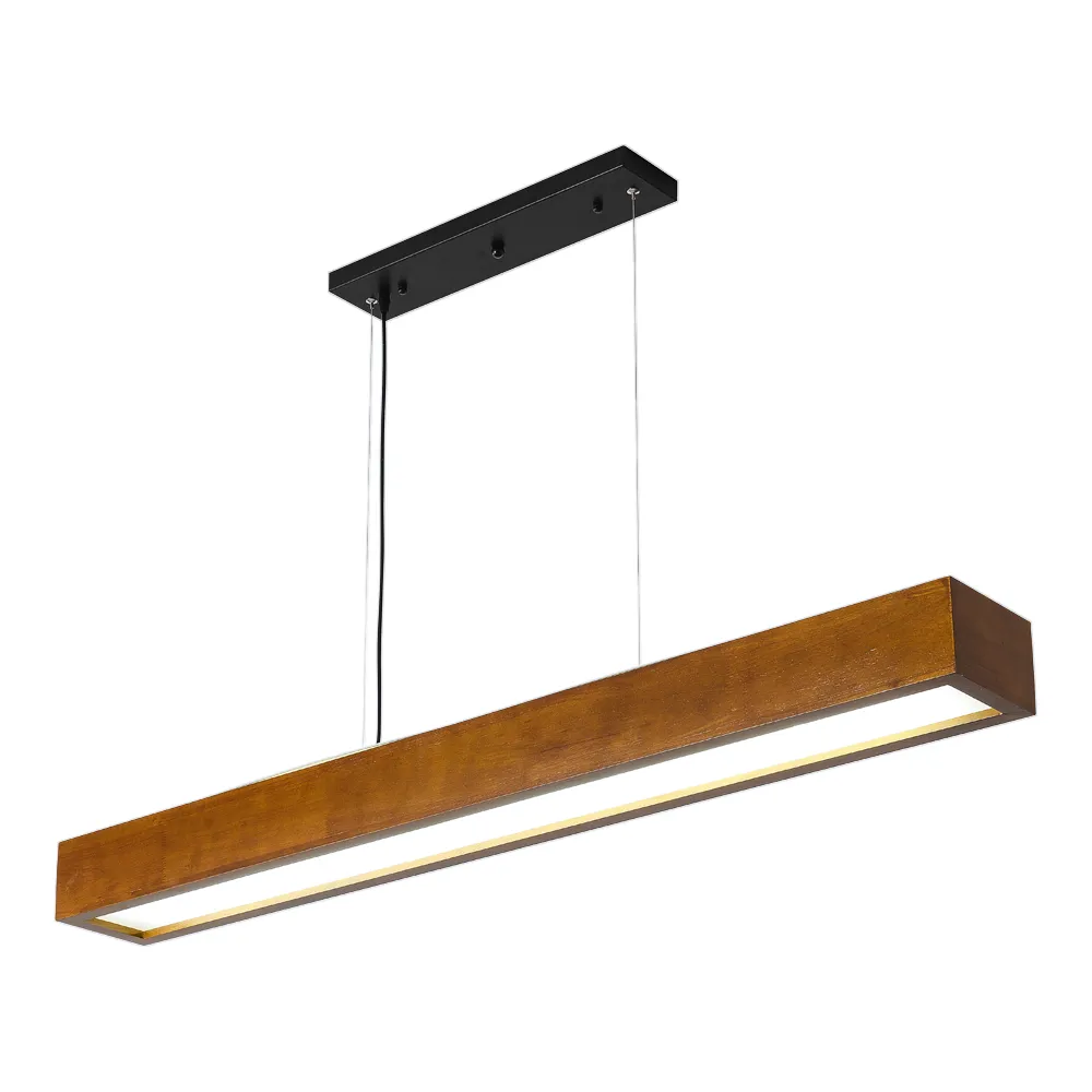 【大巨光】現代風 T8-4尺x2 吊燈-大_LED(BN-1331 原木、餐吊燈－森納堡)